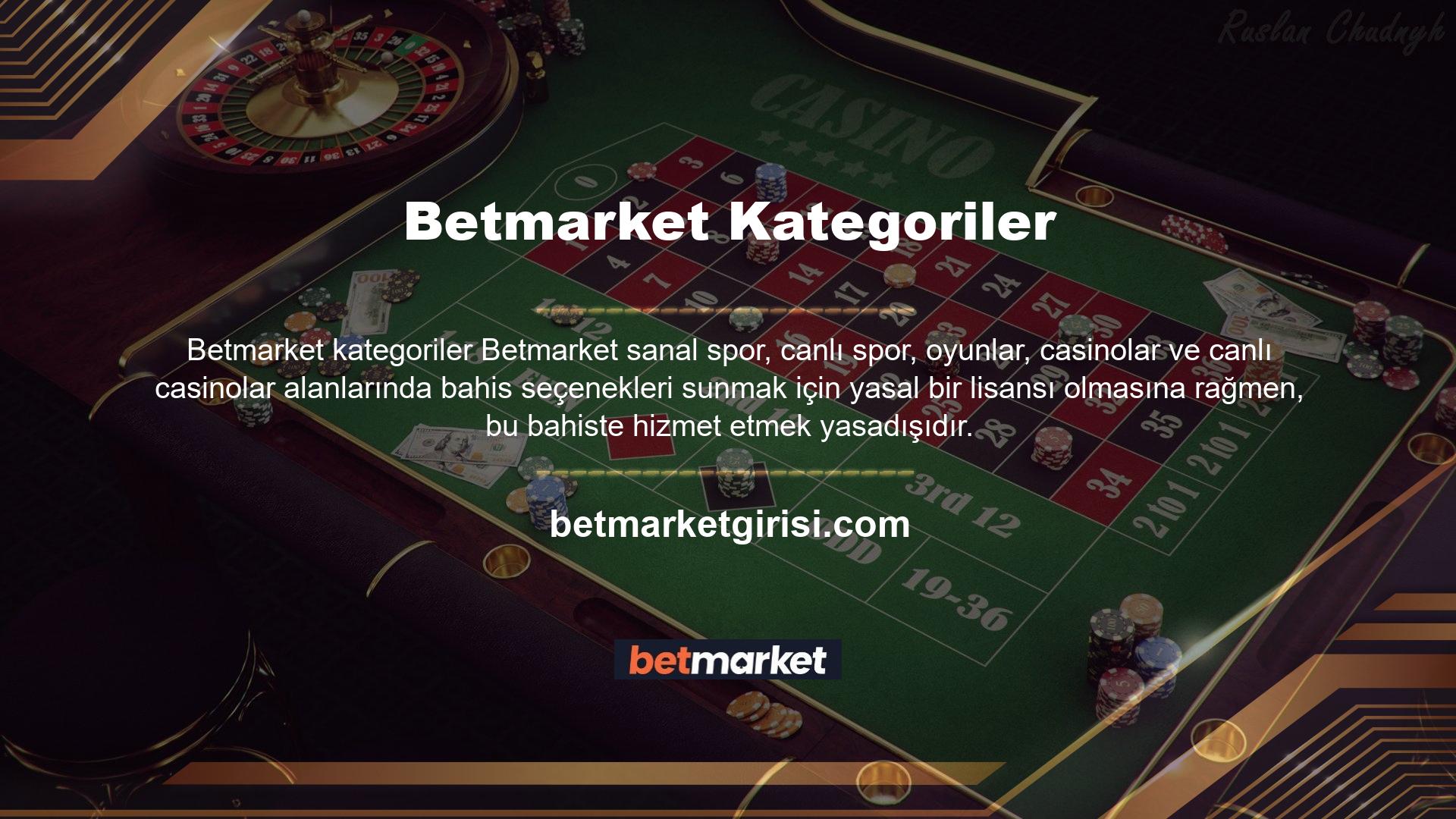 Bu nedenle, Betmarket Casino web sitesinin giriş adresi bilgi teknolojileri ve iletişim yönetimi ve casino meraklıları tarafından sürekli olarak engellenir