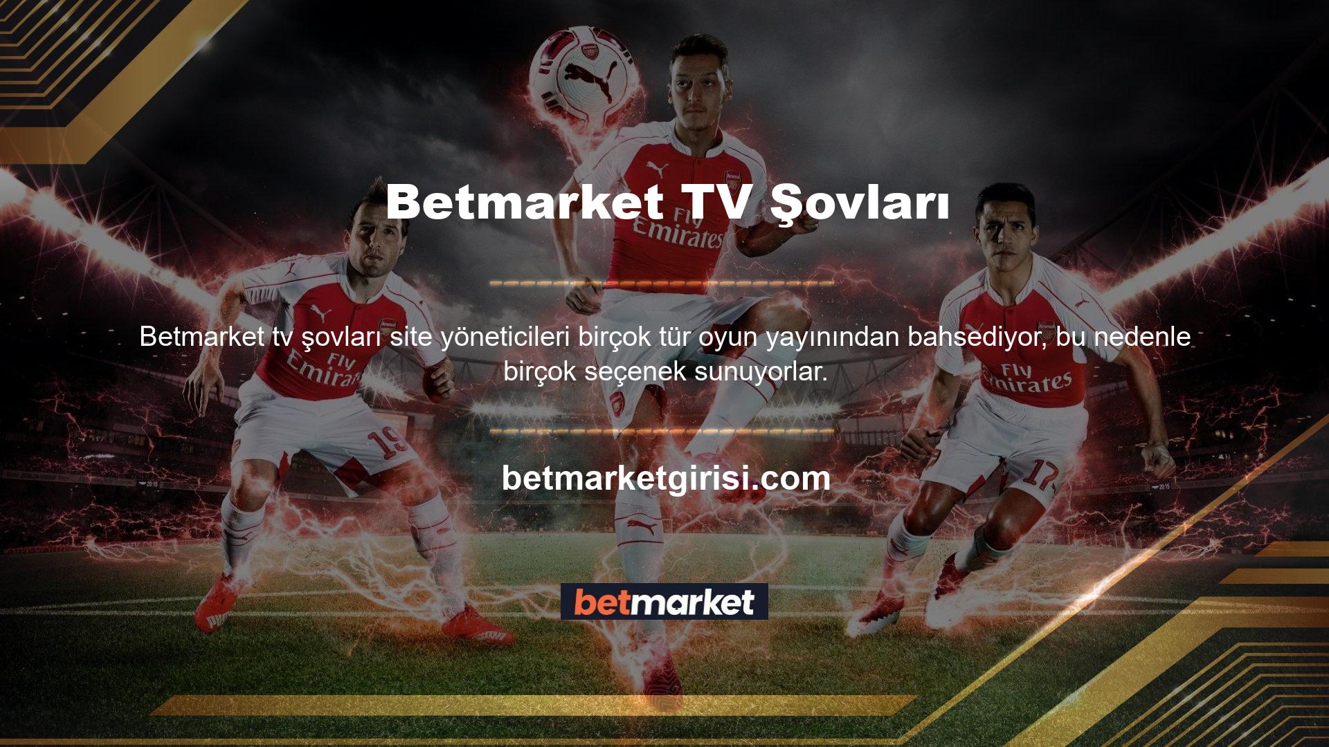 Bu hizmeti Betmarket bahis sitesinde kullanabilirsiniz